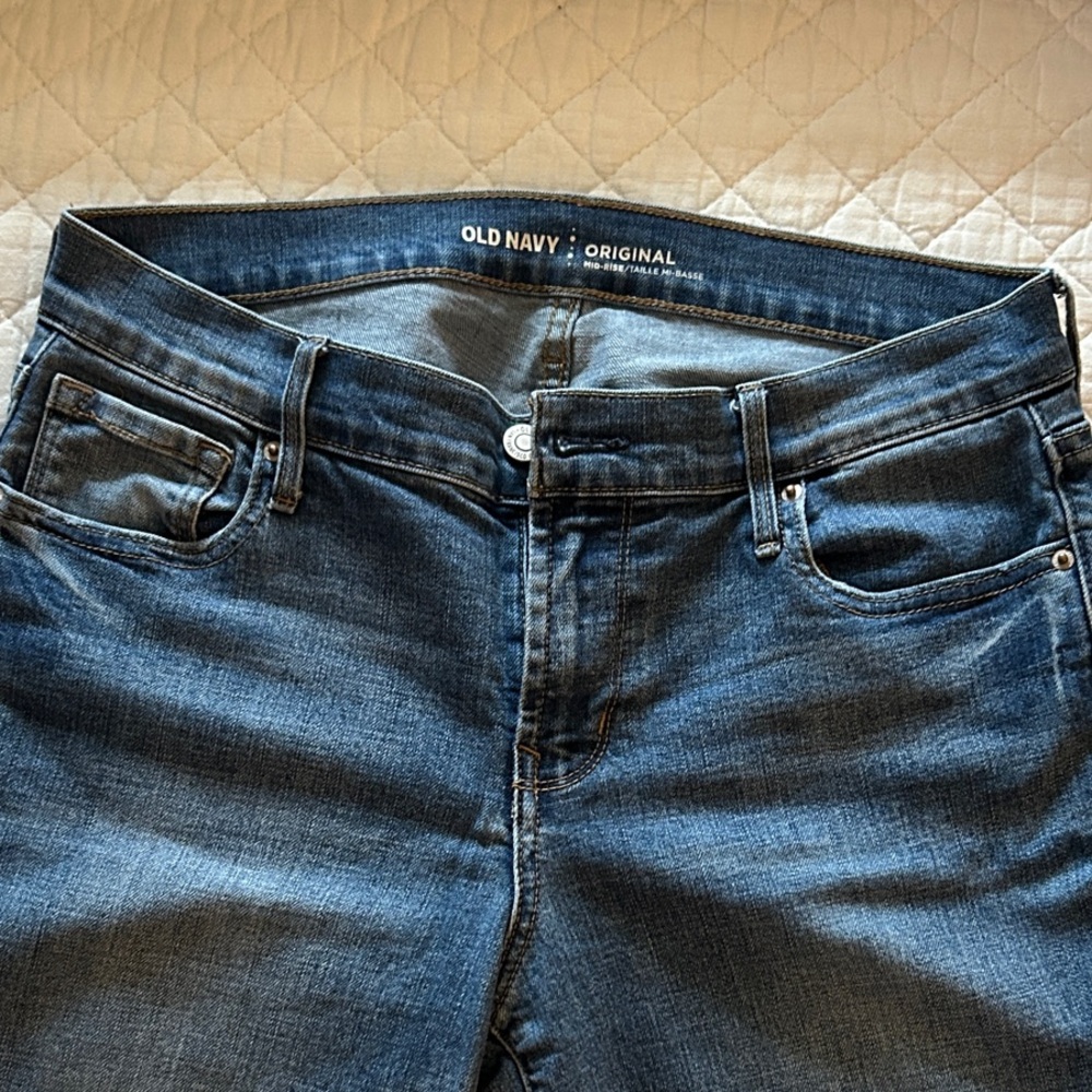 Old Navy High Rise Women's Dark Blue Jeans
